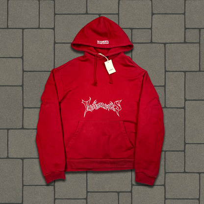 AW16 Vetements Seoul Red Metal Hoodie
