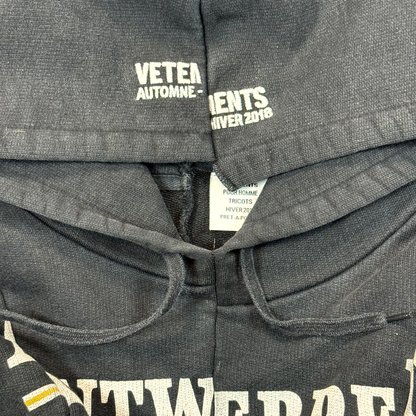 AW18 Vetements Reconstructed Antwerpen Hoodie