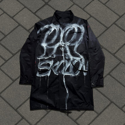 Vlone Skoloct Hand Painted Trenchcoat