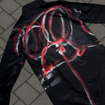 Vlone Skoloct Hand Painted Trenchcoat