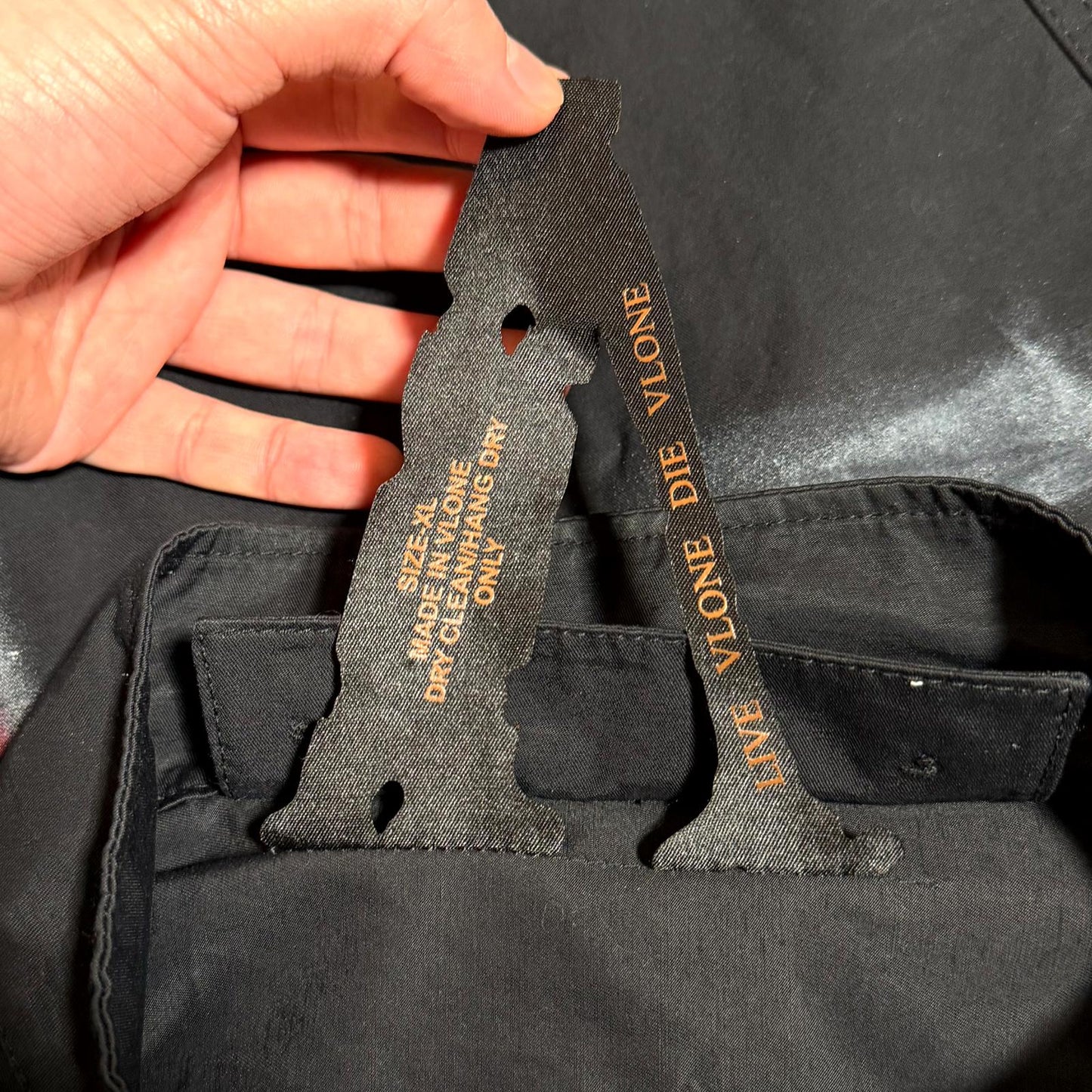 Vlone Skoloct Hand Painted Trenchcoat